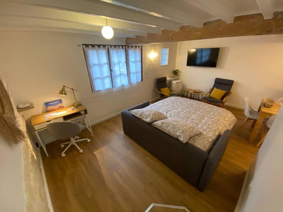 Charmant Appartement - Proche Chateau Cite Carcassonne Ngoại thất bức ảnh